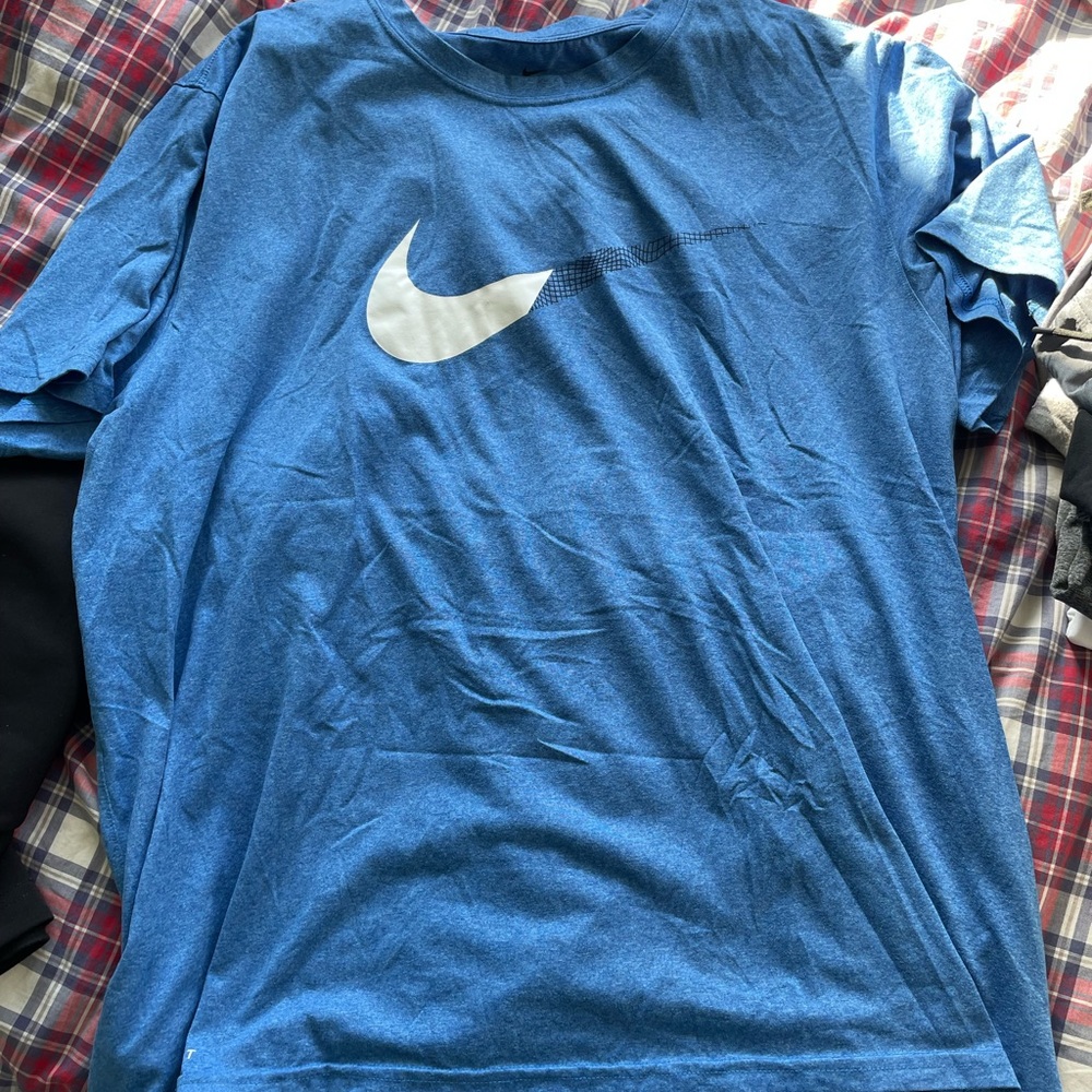 Blue Nike Athletic Shirt